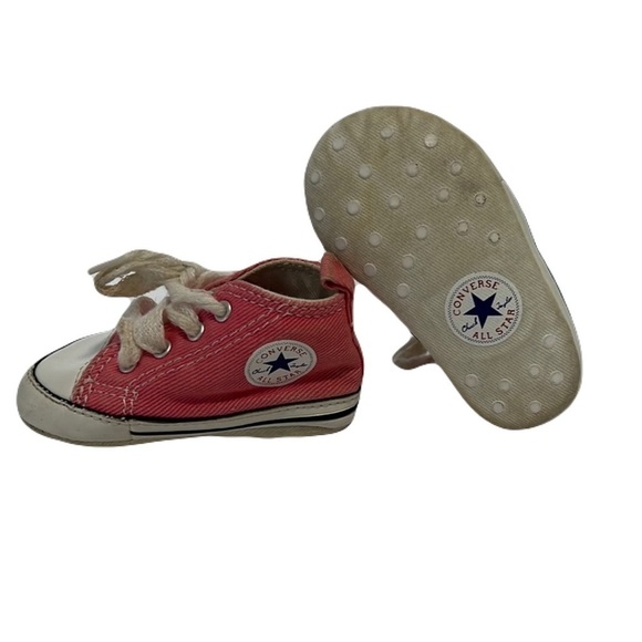 Baby Converse All Star Chuck Taylor Pink Size One - Picture 1 of 9